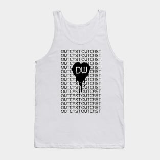 Outcast Matrix Black Logo Tank Top